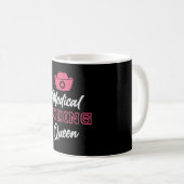 Mug Coder Médicale Coder Queen Coding Coder Coder prog (Devant droit)