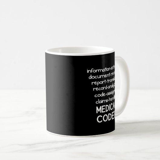 Mug Coder Médicale Codeur Médicale Biller Nurse.png (Devant droit)
