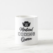 Mug Coder Médicale Queen Coding ICD Programmer Cadeau (Centre)