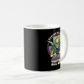 Mug Coder Tous Les Essais De Nuit Toute La Journée (Devant droit)