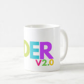 MUG CODER V 2.0 - GEEK DÉVELOPPEUR (Devant droit)