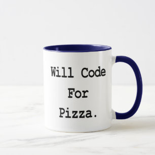 Mug coderai pour pizza