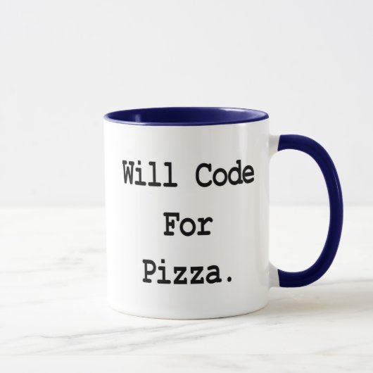 Mug coderai pour pizza (Droite)