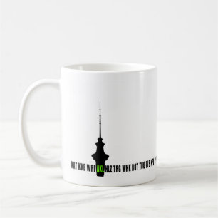 Mug Codes de ville d'aéroport - Auckland