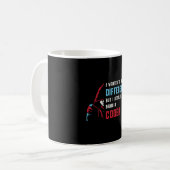 Mug Codeur Médicale Etant Un Codeur Codeur ICD Coder C (Devant gauche)
