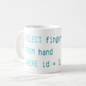 MUG CODEUR MEDIUM - SÉLECTIONNER LE DOIGT DE LA MAIN (Devant gauche)