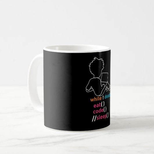 Mug Codeur programmeur Informatique (Devant gauche)