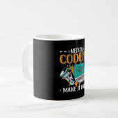 Mug Codeurs Médicales Rendre Pluie Codeur Médicale (Devant gauche)