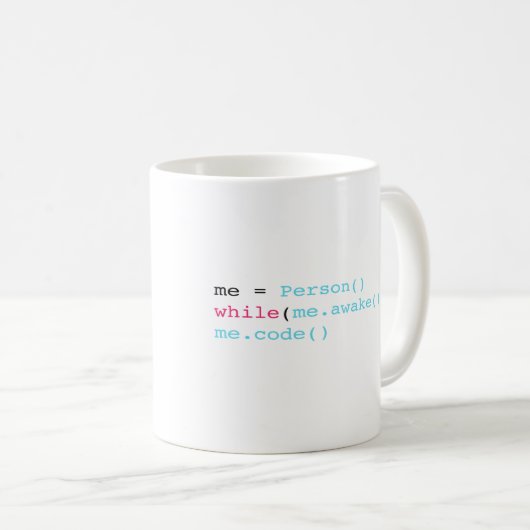 Mug Codez le python (Devant droit)