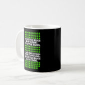 Mug Coding Programmation de débogage Blague de bogues (Devant gauche)