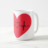 Mug coeur (Devant droit)