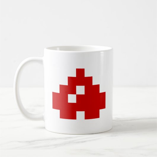 Mug Coeur à 8 bits Pixel (Gauche)