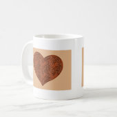 MUG COEUR A-MAZE-ING (ROUGE) (Devant gauche)