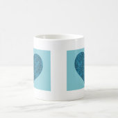 MUG COEUR A-MAZE-ING (TURQUOISE) (Centre)