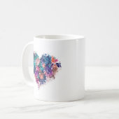 Mug Cœur abstrait (Devant gauche)