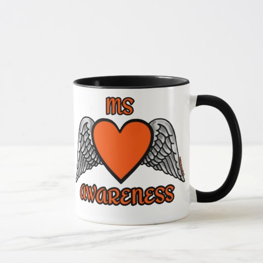 Mug Cœur/Ailes...MS (Droite)