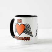 Mug Cœur/Ailes...MS (Devant gauche)