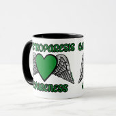 Mug Coeur/Ailes...Mug Gastroparesis (Devant gauche)