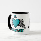 Mug Coeur/ailes...TN (Devant gauche)