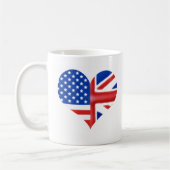 Mug Coeur américain britannique (Gauche)