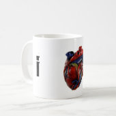 Mug Coeur anatomique (Devant gauche)
