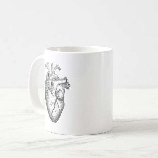 Mug Coeur anatomique (Devant gauche)