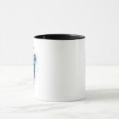 Mug Cœur anatomique bleu et violet (Centre)