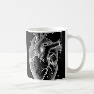 Mug Coeur anatomique noir