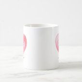 Mug Cœur Aquarelle Aimé (Centre)