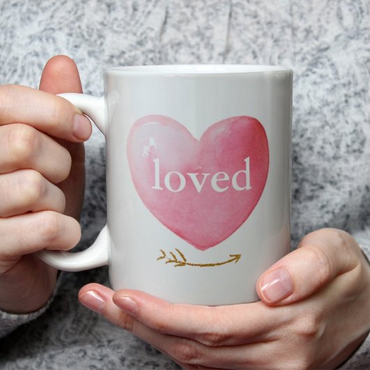 Mug Cœur Aquarelle Aimé