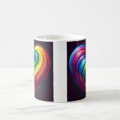 Mug Coeur arc-en-ciel (Centre)