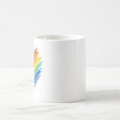 Mug Coeur arc-en-ciel (Centre)