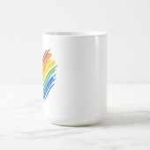 Mug Coeur arc-en-ciel (Centre)