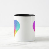 Mug Coeur arc-en-ciel (Centre)