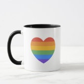 Mug Coeur arc-en-ciel (Gauche)
