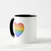 Mug Coeur arc-en-ciel (Devant gauche)