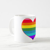 Mug Coeur arc-en-ciel (Devant gauche)