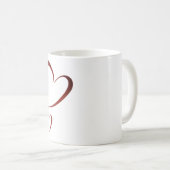 Mug Coeur au coeur (Devant droit)