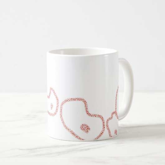 MUG "COEUR AU COEUR" (Devant droit)