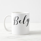 Mug Coeur Belgique Mug, Drapeau belge (Gauche)