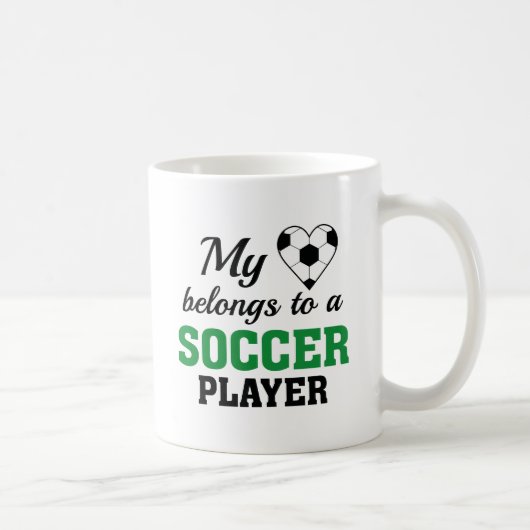 Mug Coeur Belongs Football (Droite)