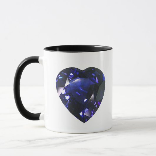 Mug Coeur bleu (Gauche)