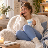 Mug Cœur Bleu de Cœurs