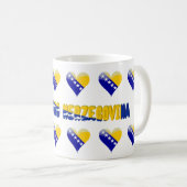 Mug Coeur bosnien (Devant droit)