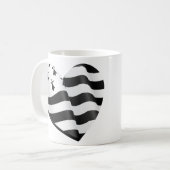 Mug Coeur breton de drapeau (Devant gauche)