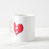 Mug Coeur brisé (Devant gauche)