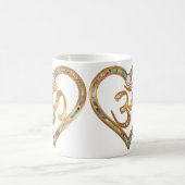Mug Coeur centré dans OM (Centre)