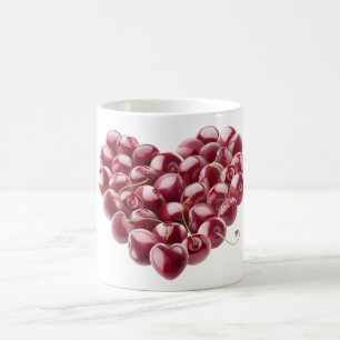 Mug Coeur cerise