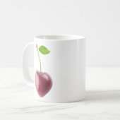 Mug Coeur cerise (Devant gauche)