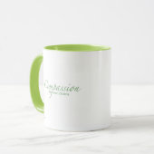 Mug Coeur Chakra/tasse de yoga (Devant gauche)